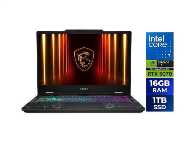 MSI Cyborg 15 B2RWGKG-409US con RTX 5070, vista del portátil